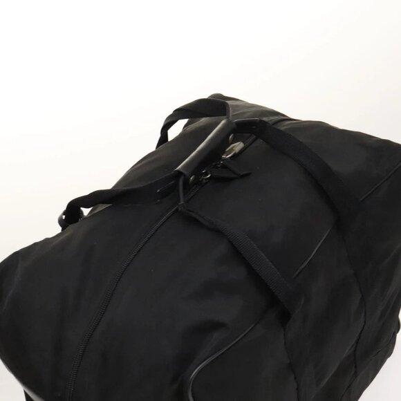 PRADA Boston Bag Nylon 2way Black Silver Auth - Picture 12 of 16